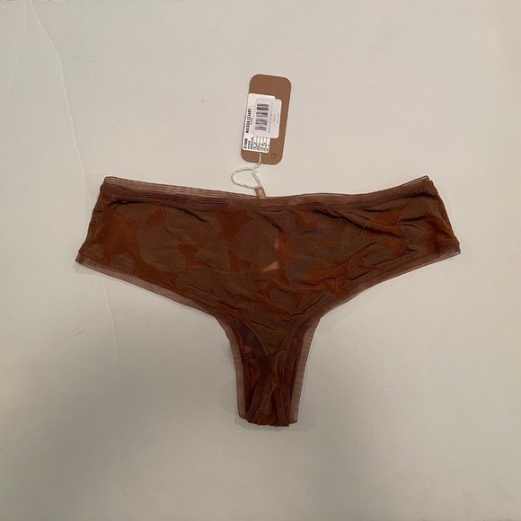 BNWT Maison Lejaby Flora Nufit Ombrage Basic Sienne Copper Midnight Panty Set XL - Picture 11 of 11